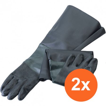 Straalcabine handschoenen - extra groot (2 stuks) 1