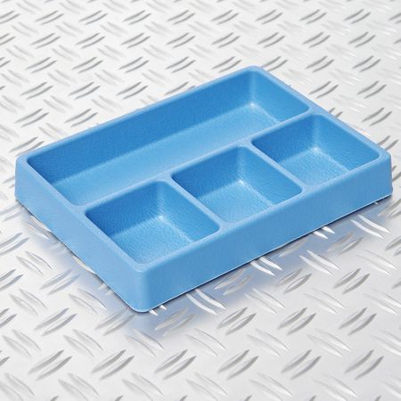 onderdelen sorteren in bakjes