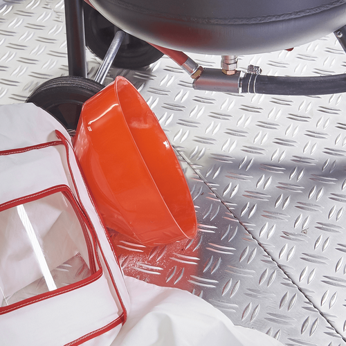 Mobiele zandstraalketel 45 liter