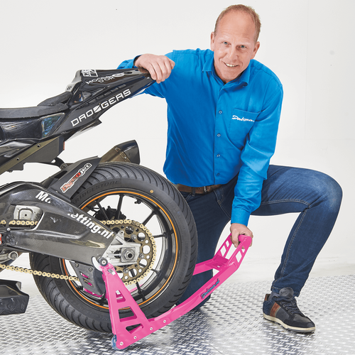 MotoGP aluminium motorstandaard achterwiel