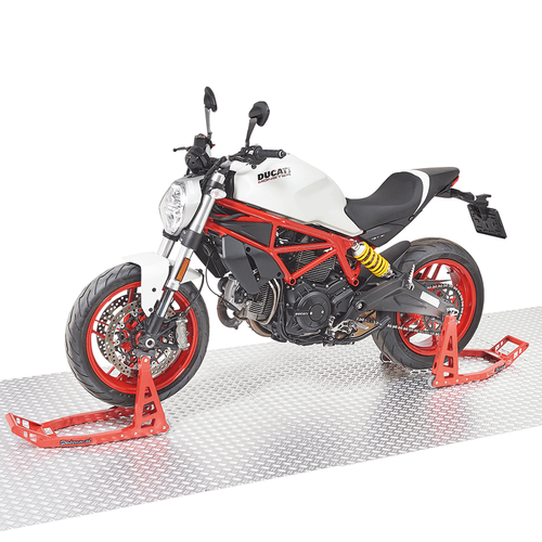 mat rode paddocksteun achterwiel motor