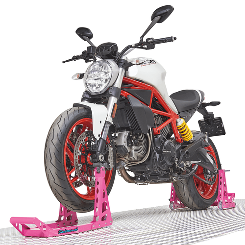 MotoGP paddocksteun achterwiel roze