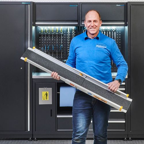 Alu rijplank verschuifbaar 180 cm