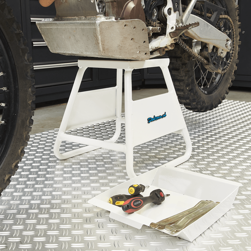 Motorstand Husqvarna wit