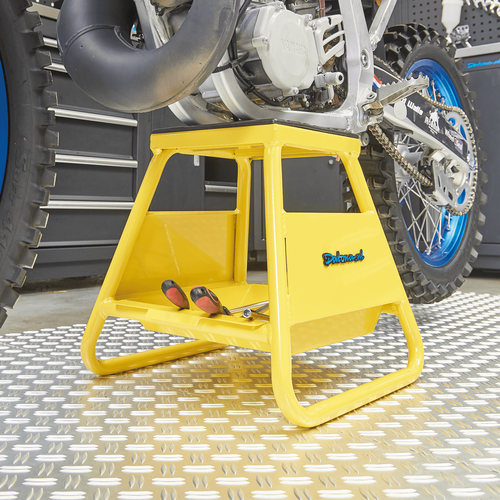 Motorsteun Suzuki geel