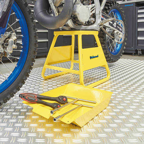 Motorstand Suzuki geel