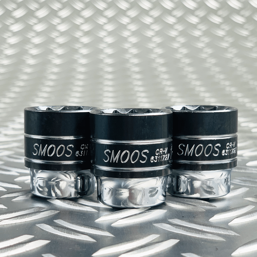 Losse Engelse 12-kants dop 1 1/8 inch 1/2 opname - 3 stuks 1
