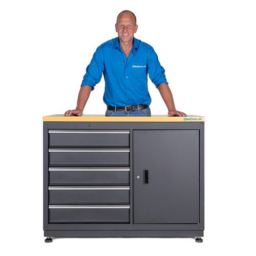Werkbank met laden 120 cm