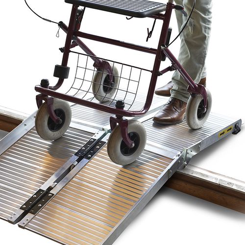 Oprijplanken rolstoel scootmobiel 120 cm Drie keer opvouwbaar