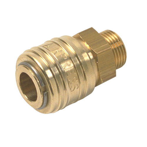 Compressor snelkoppeling 3/8" uitwendig schroefdraad