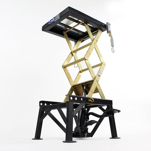 schaarlift voor crossmotor zwart
