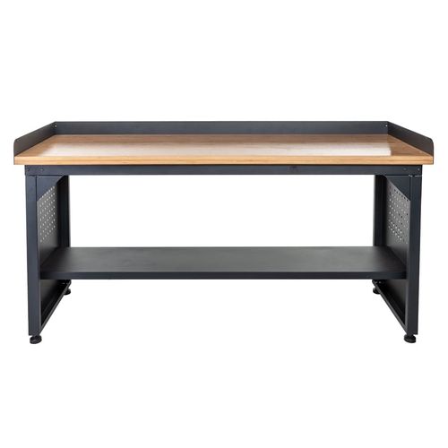 Werkbank PRO met bamboe werkblad en legbord - 200 cm 4