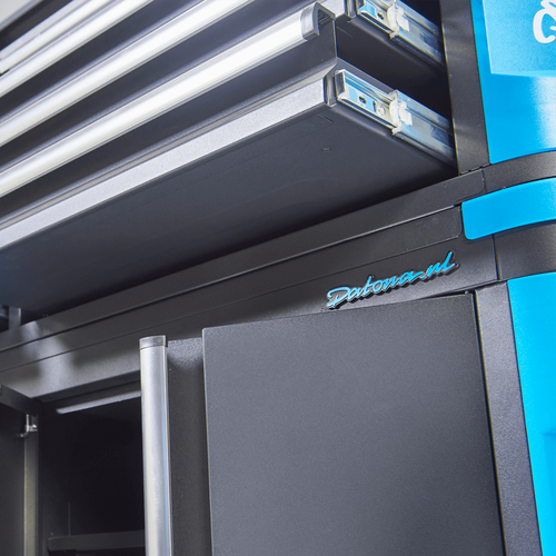 Verrijdbare gereedschapswagen met topkist XXL - Premium serie 24