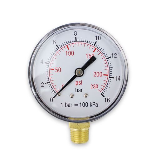 Drukmeter voor compressor Airpress met 1/4" aansluiting