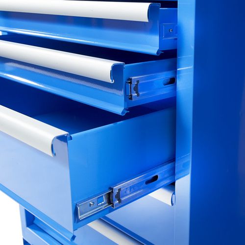 werkkast PRO met 6 lades blauw
