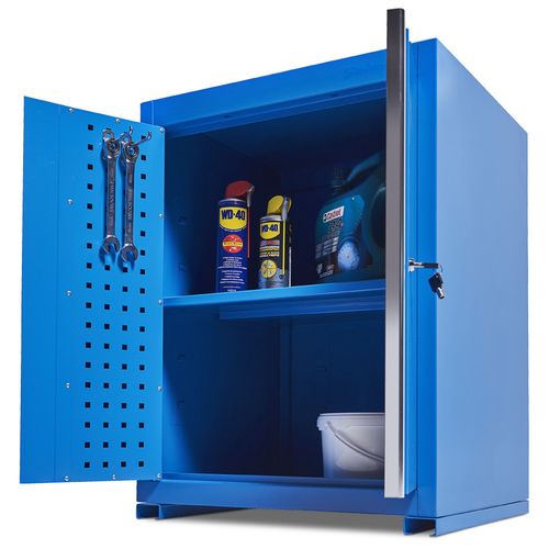 gereedschapskast met deuren blauw