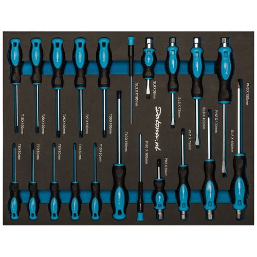 Gevulde gereedschapskist "Black-Line" 153-delig met 4 laden 9