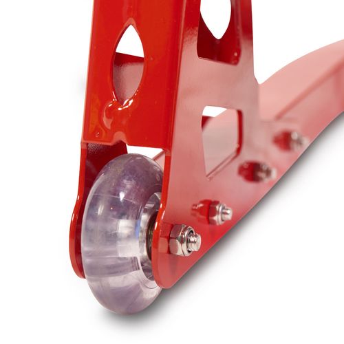 voorwiel paddockstand voor bobbins Honda rood