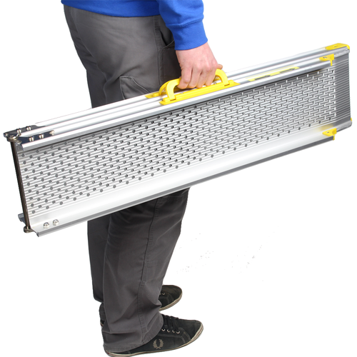 Aluminium oprijgoot opvouwen 180 cm