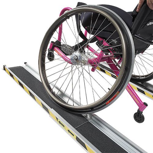 Lichte oprijplank aluminium inschuifbaar 150 cm