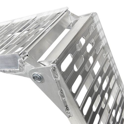 Extra verstevigde aluminium oprijplaat opklapbaar - 225 cm - 2 stuks 6
