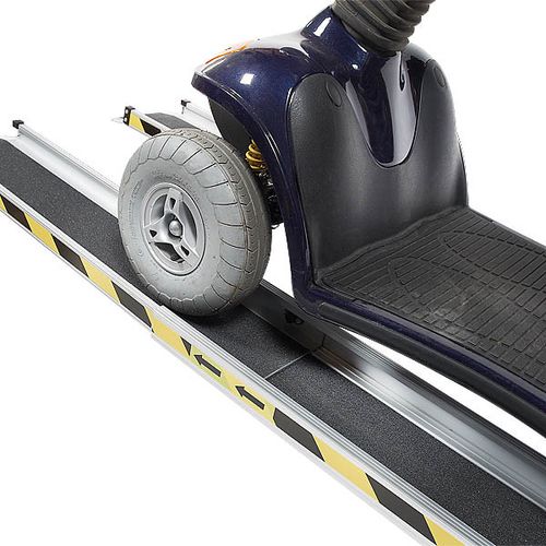 Aluminium oprijplaat uitschuifbaar - 150 cm (2 stuks) 2