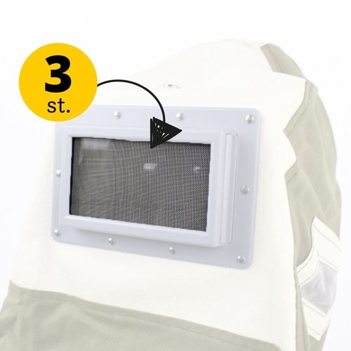 Beschermglas voor straalmasker - set van 3 stuks 1