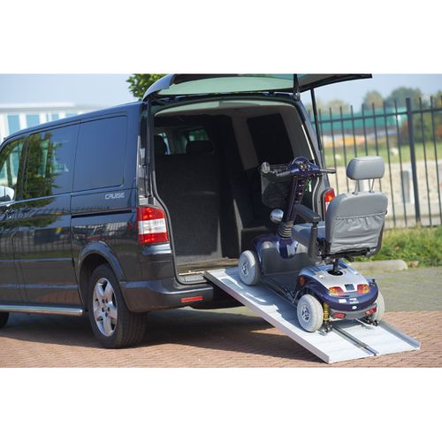 Extra brede oprijplaten scootmobiel 240 cm
