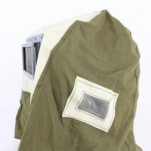 Luxe leren straalmasker voor zandstralen