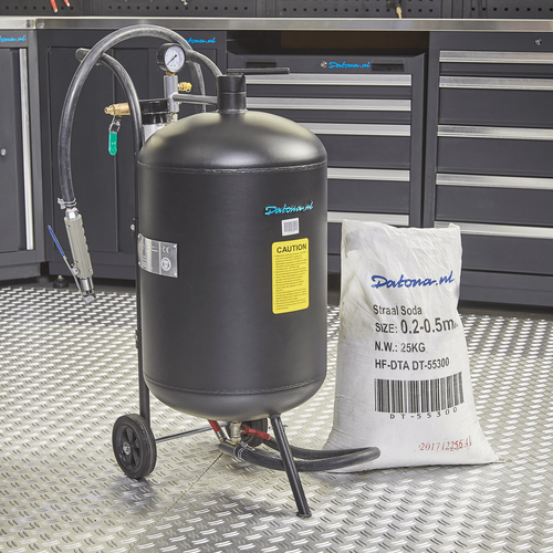 Mobiele straalketel - 80 liter + soda straalkit 15