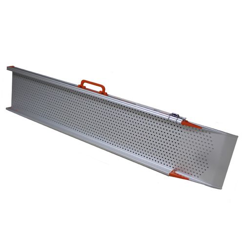 Uitschuifbaar oprijplaten met opstaande randen extra breed 240 cm