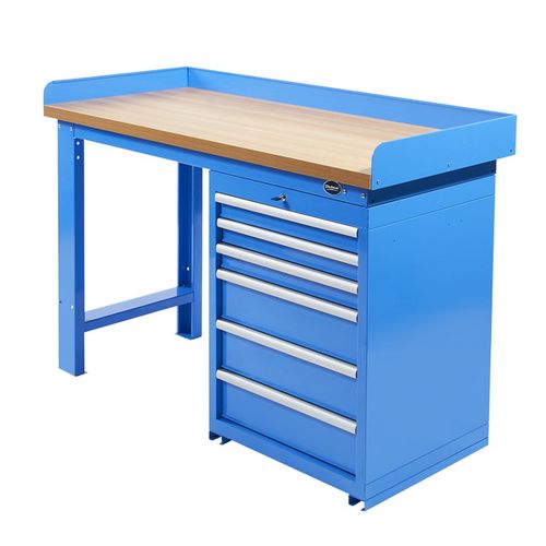 Werkbank PRO met bamboe werkblad en 6 lades - 150 cm 2