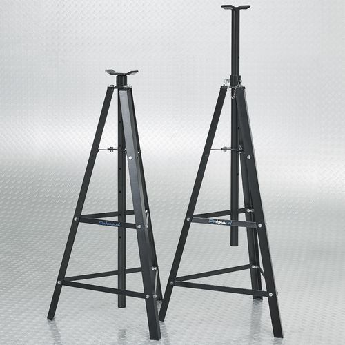 Twee hoge assteunen 2 ton set
