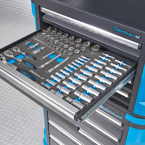Gevulde gereedschapswagen met topkist XL - Premium serie 9