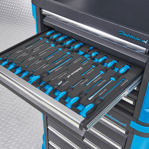 Gevulde gereedschapswagen met topkist XL - Premium serie 16