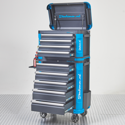 Gevulde gereedschapswagen met topkist L - Premium serie 6