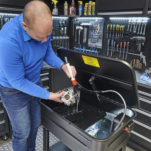 Reinigen met borstel