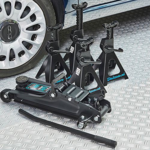 Krik voor sportauto´s met vier assteunen
