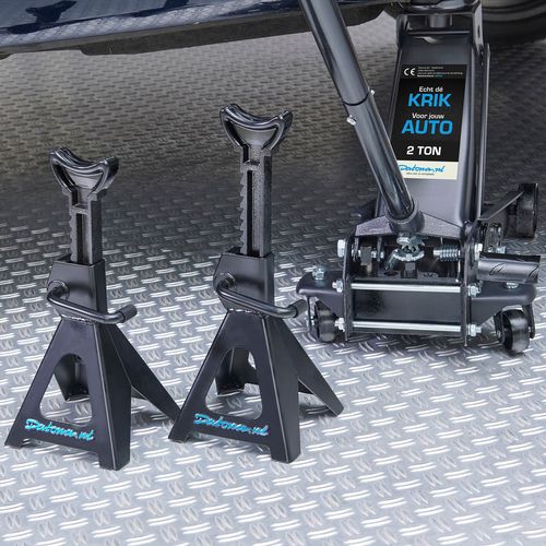 Autokrik 2 ton met set assteunen