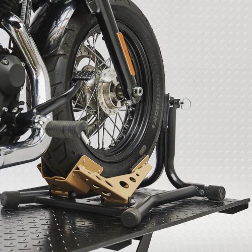 Hydropneumatische motorheftafel inrijklem met rubber