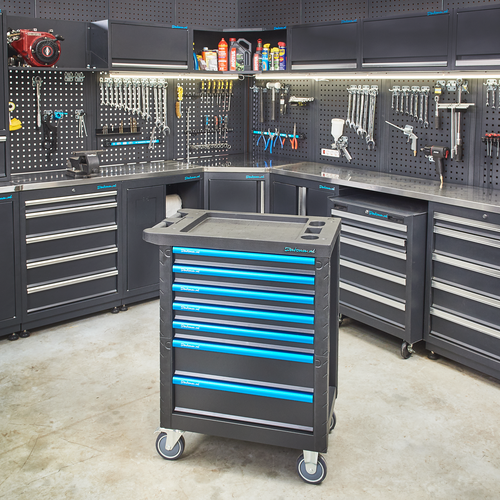 Werkplaats gereedschapswagen