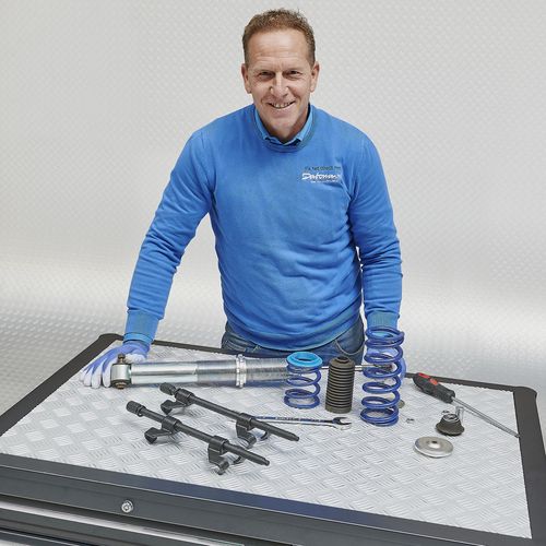 auto verlagen met veerspanners