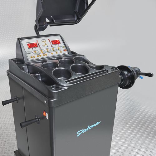 handige machine om banden te balanceren