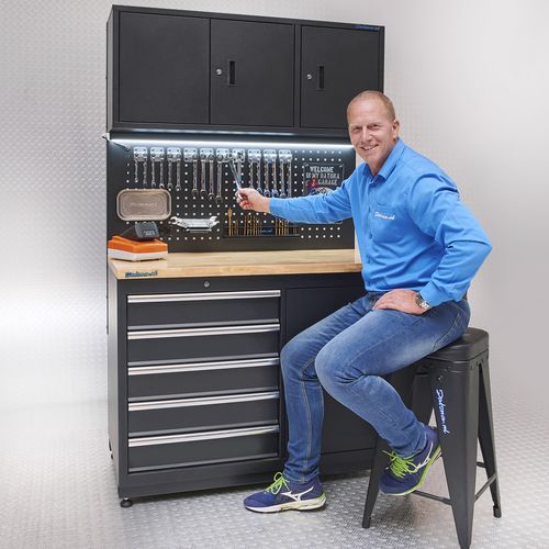 coplete werkplek met 120 cm werkblad