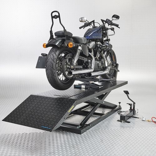 Motorheftafel met minilift 