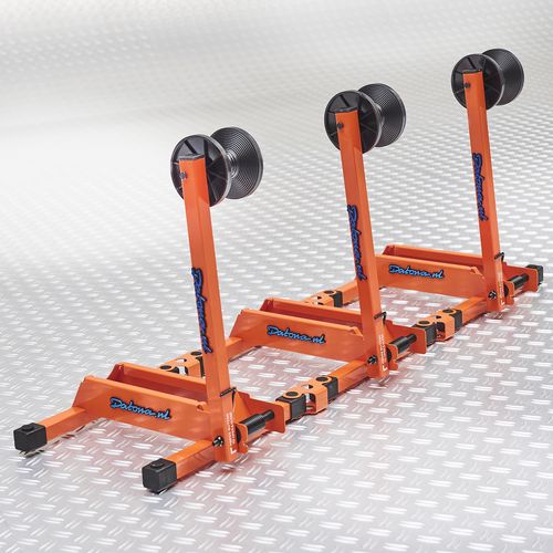 fietsstandaard drie stuks oranje