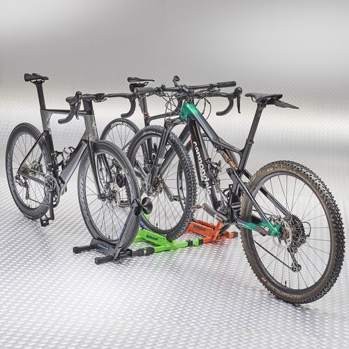 fietsstandaard met verschillende koppelstanden