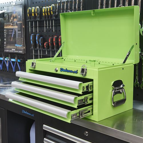 groene toolbox 2 lades 51101 green 2
