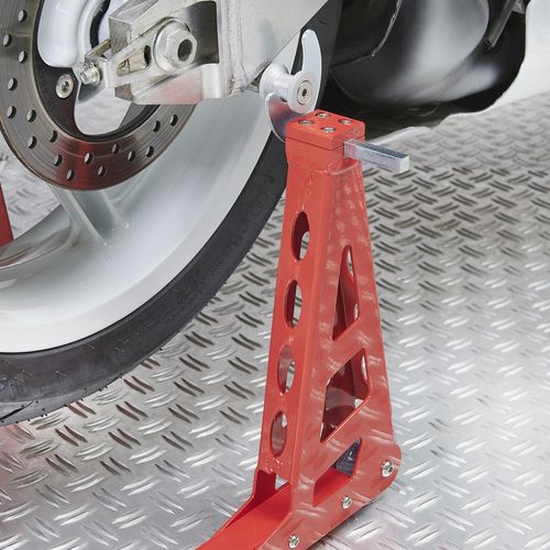 motor bok achterwiel rood