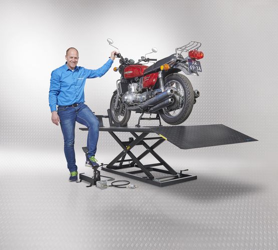motor op lifttafel